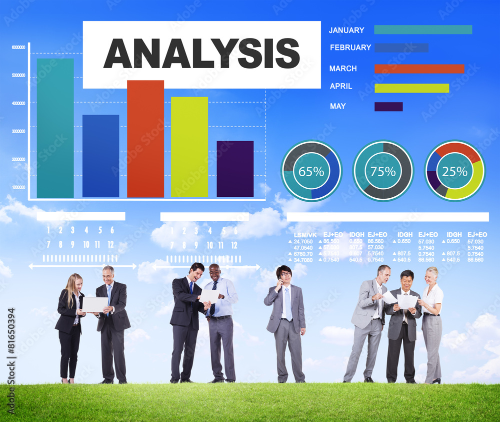 分析分析信息条形图数据统计概念