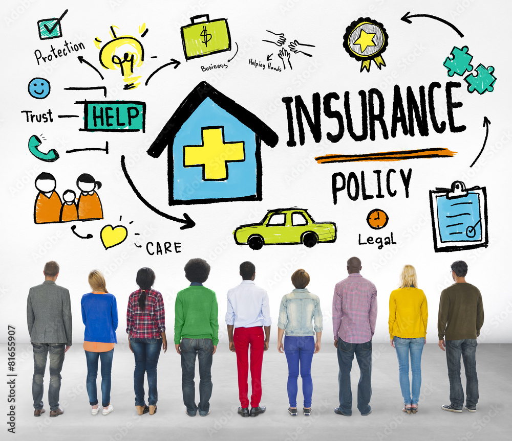 Diversity Casual Insurance Policy Benefits Service Concepะ