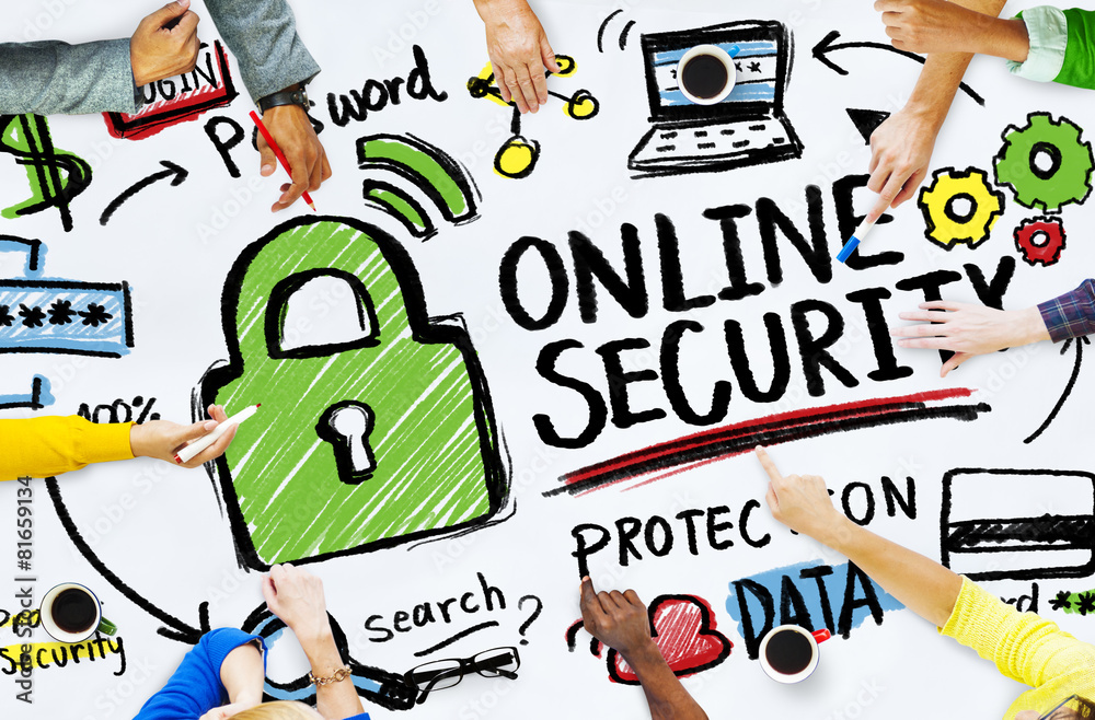 Online Security Protection Internet Safety People Meeting