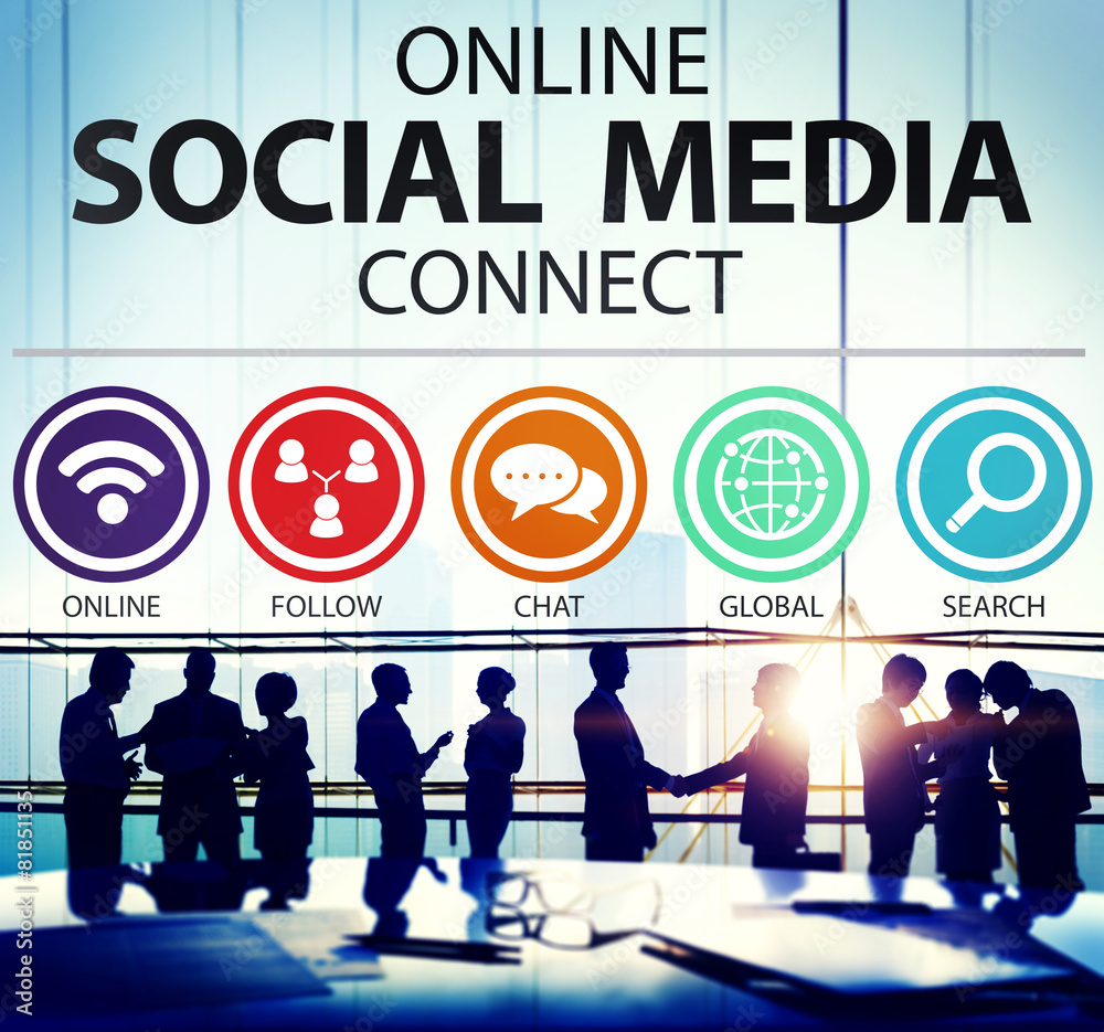 Online Social Media Connect Network Internet Concept