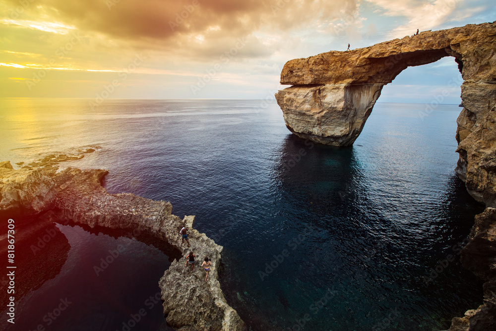 Azure window，Gozo island，马耳他