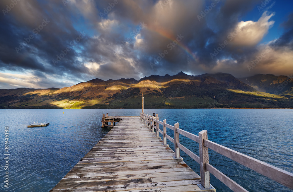 Wakatipu Lake, New Zealand