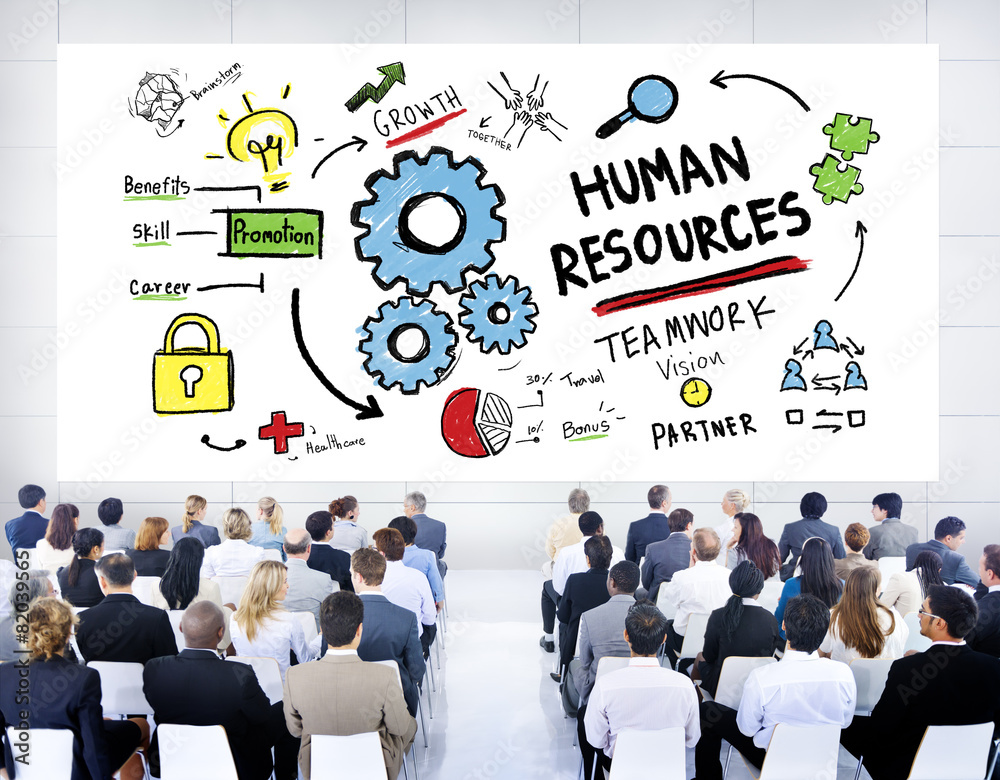 Human Resources Employment Teamwork Business Seminar Concept