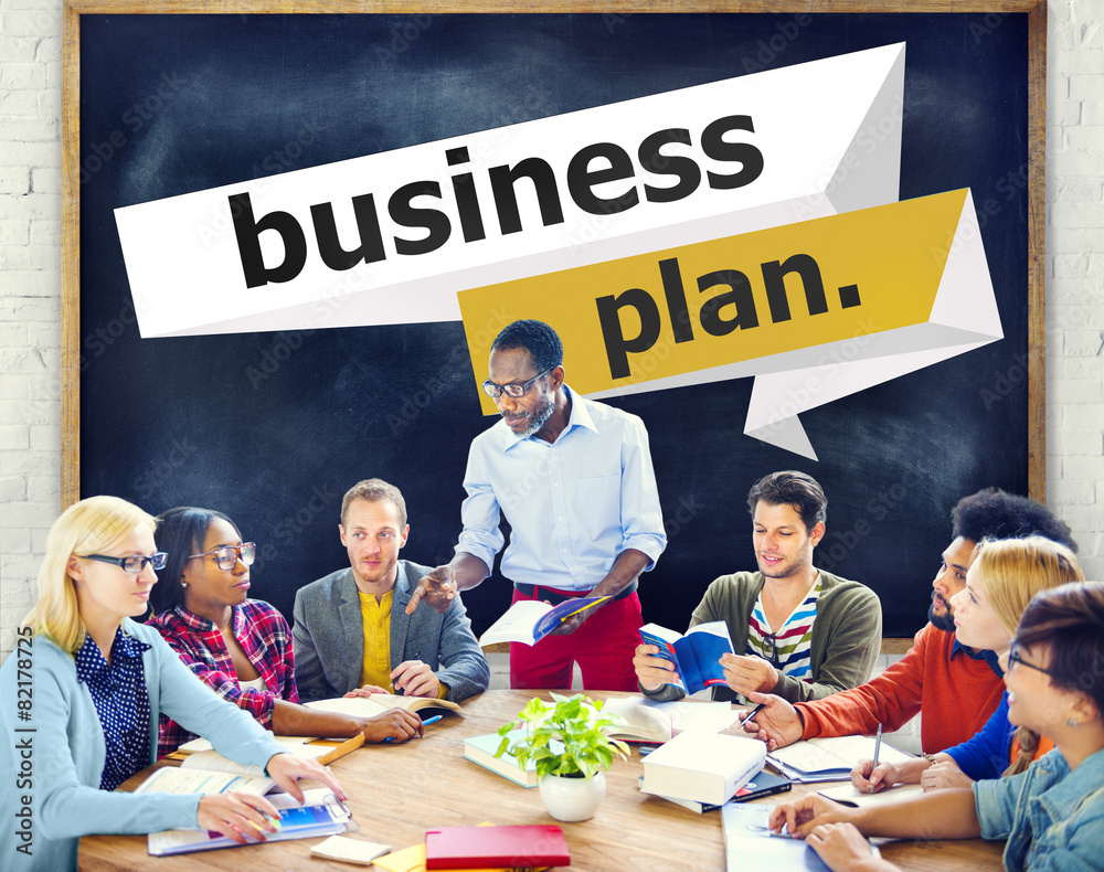 Business Plan Planning Strategy Meeting Conference Concept