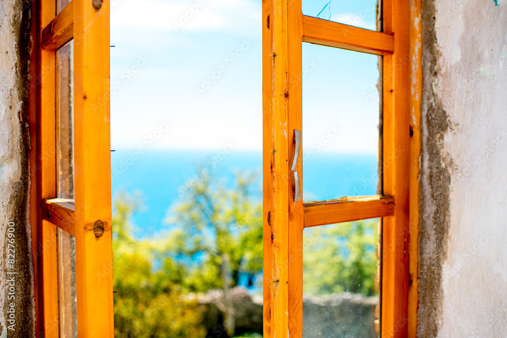 Window with sea view