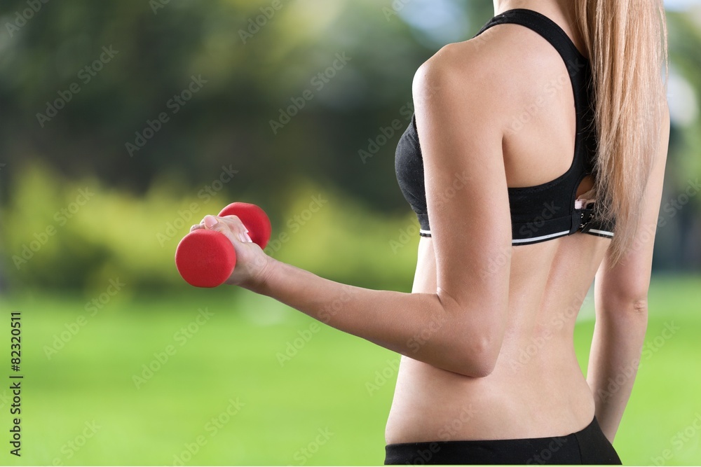 Exercising. Fitness Couple in gym