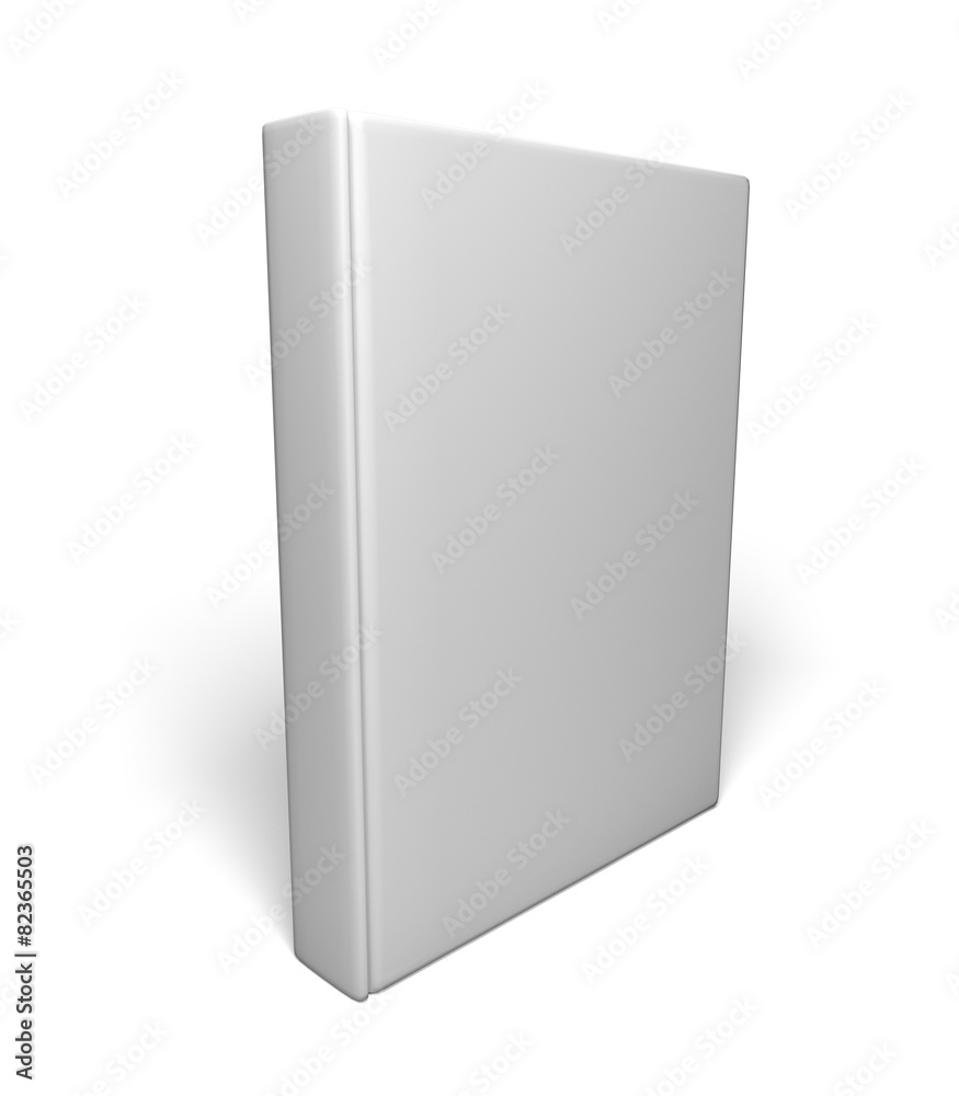 Book. 3D. Blank White Book