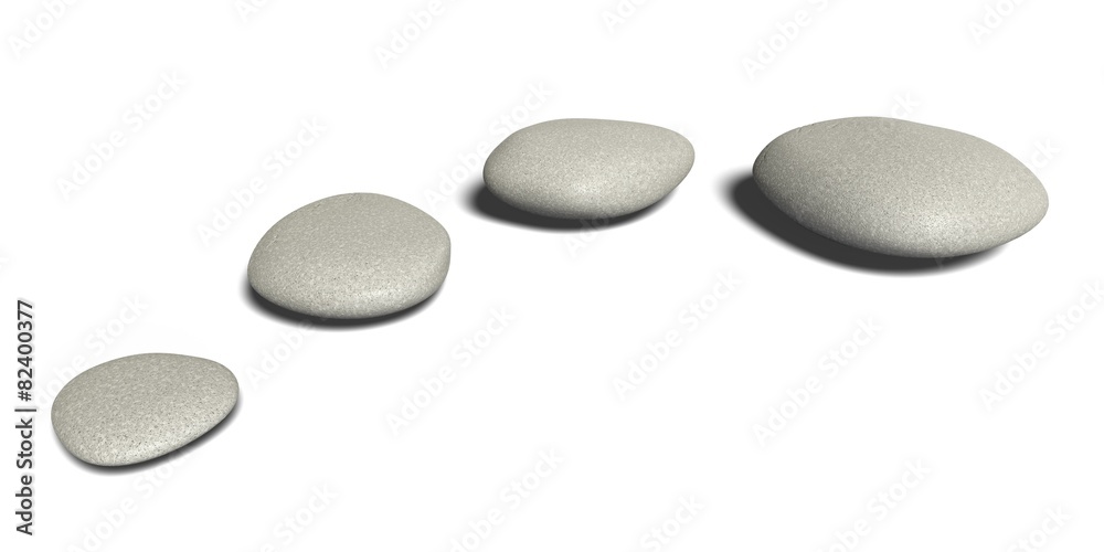 Stone. 3D. Spa Stones