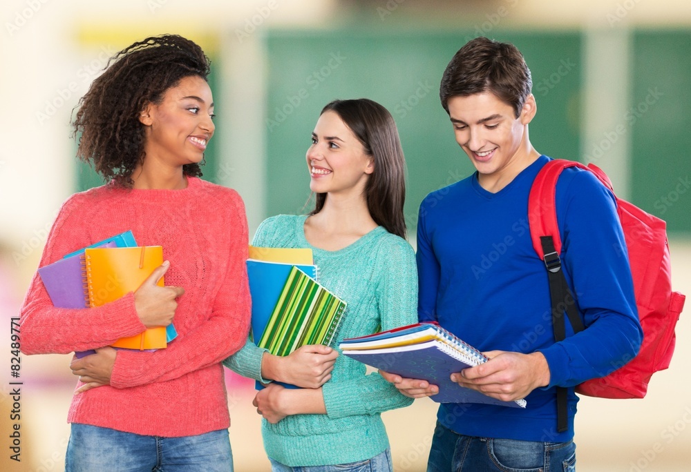 Classroom, young, group.