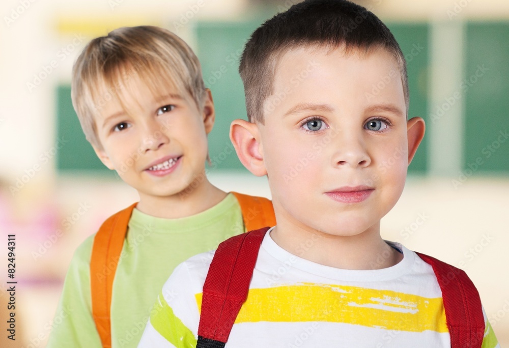 School. Kids ready back to school