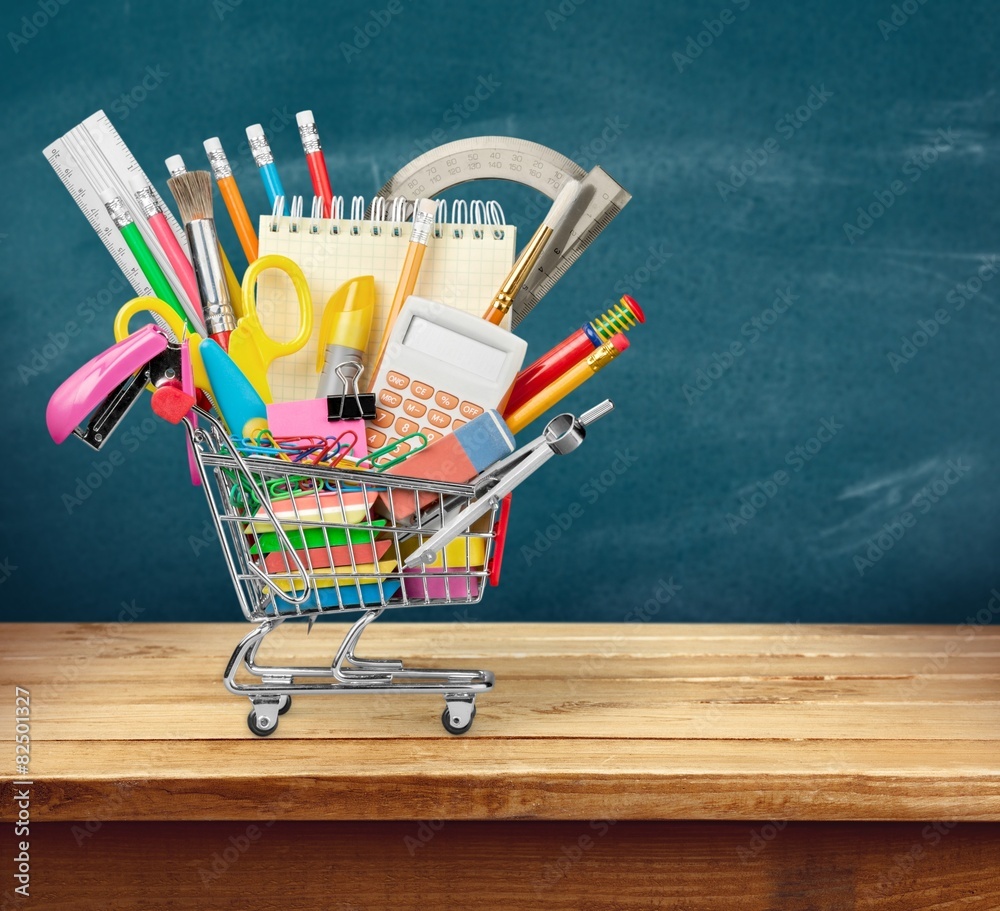 Education. Back to School Supplies Sale