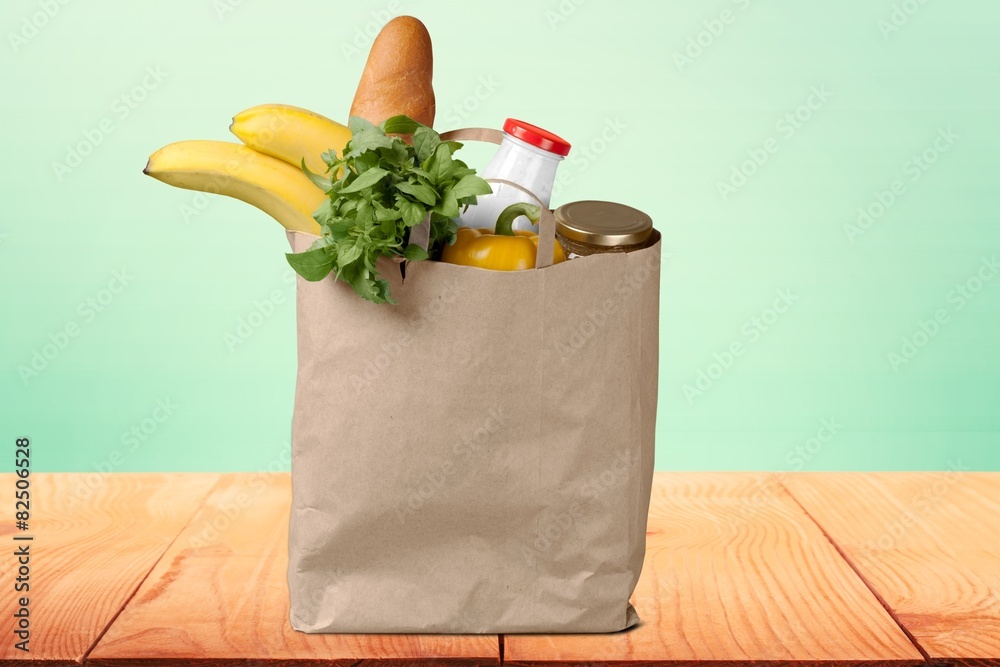 Groceries. Shopping bag