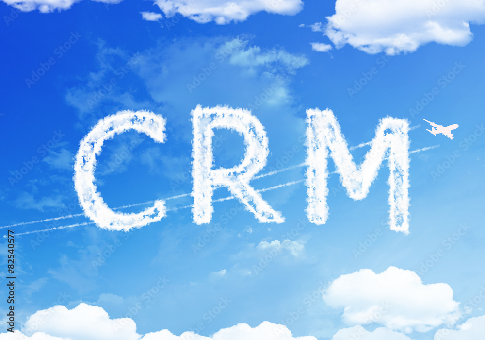 云文本：天空中的客户关系管理（CRM）。