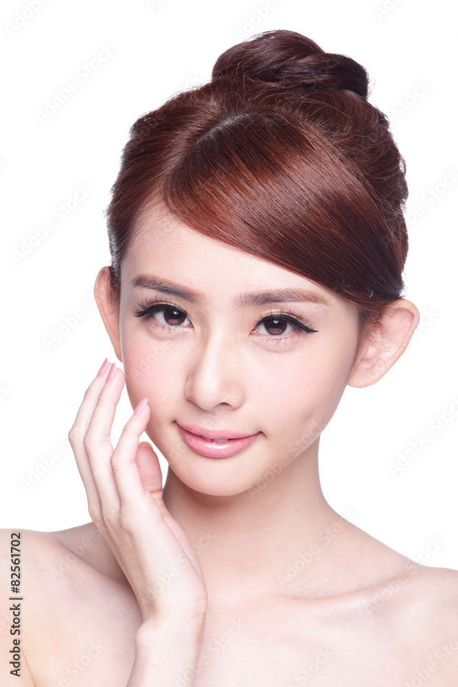 beautiful Skin care woman Face