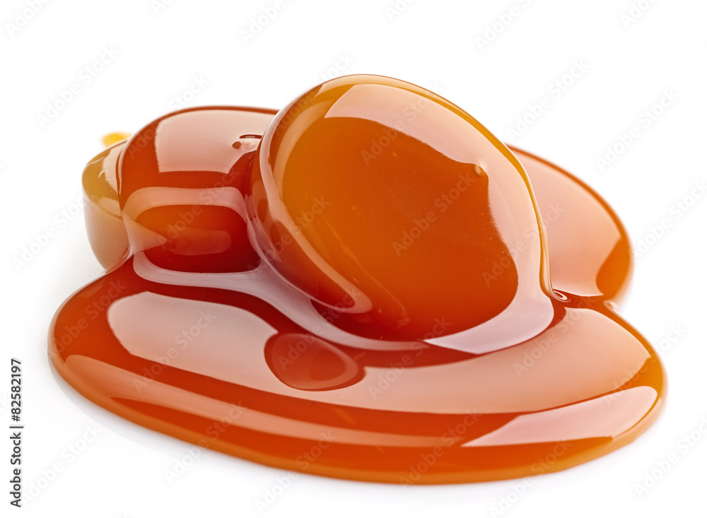 caramel candies and sweet sauce