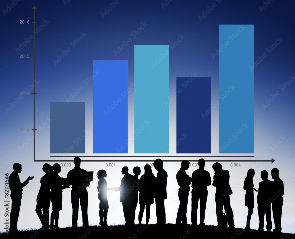 Bar Graph Analysis Achievement Improvement Strategy Success Conc