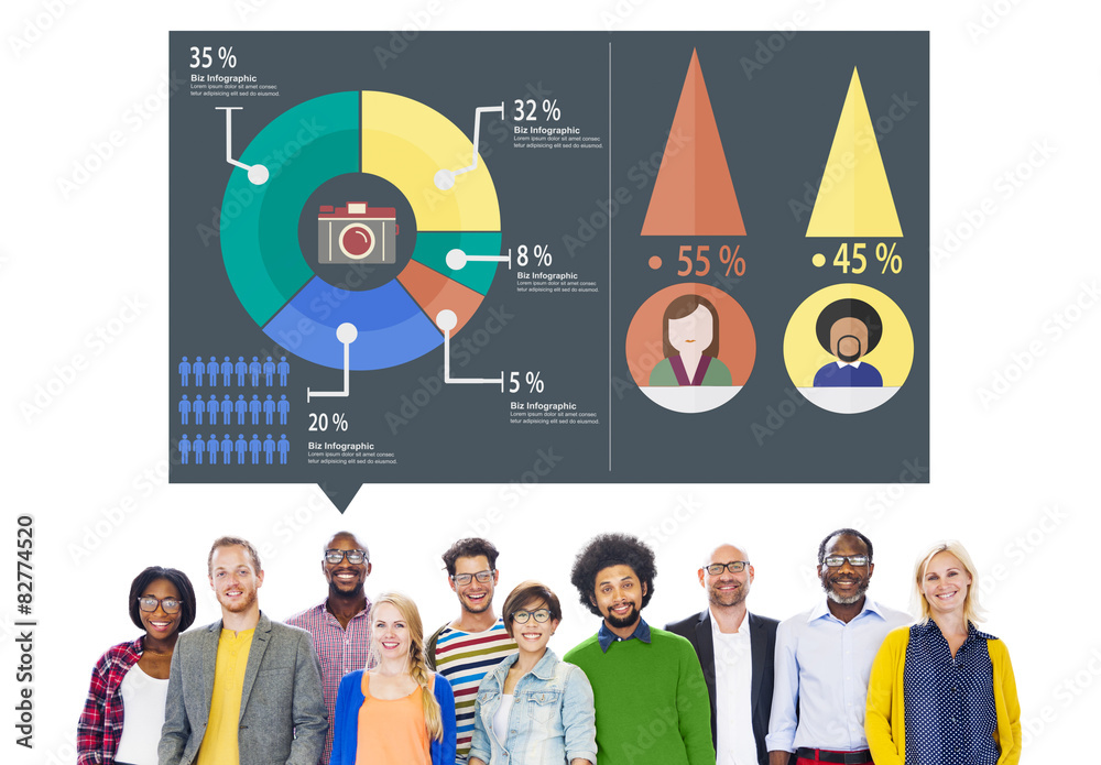 Analysis Analytic Marketing Sharing Graph Diagram Concept