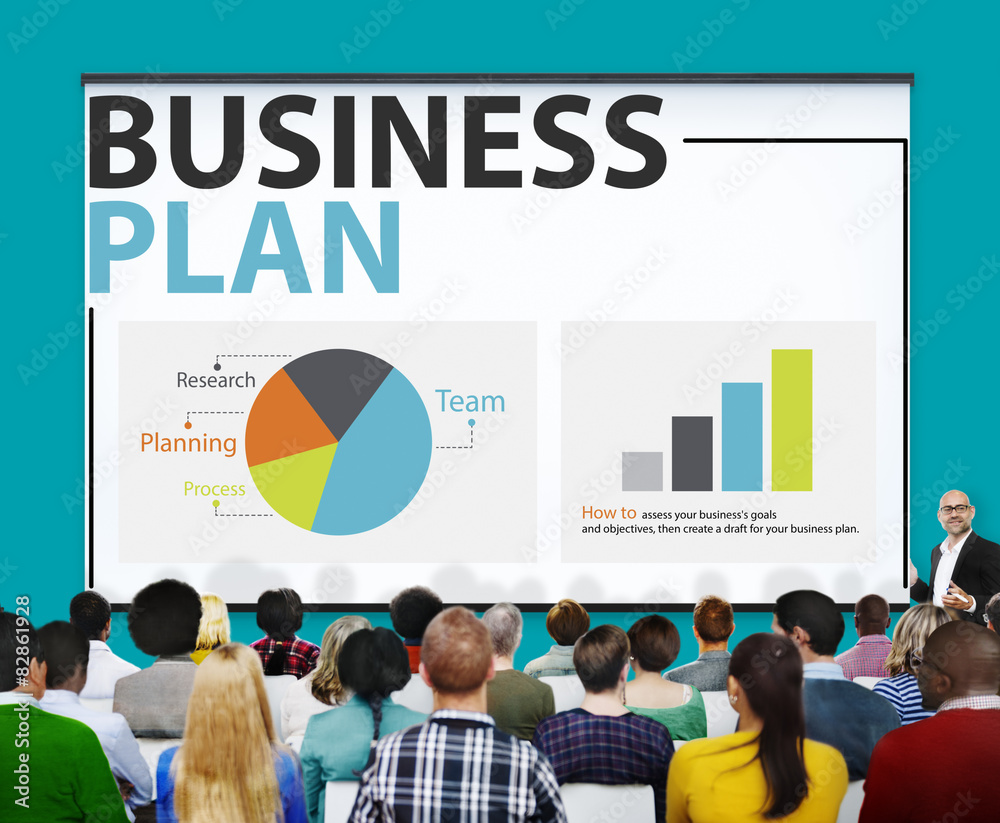 Business Plan Strategy Planning Information Statistics Concept