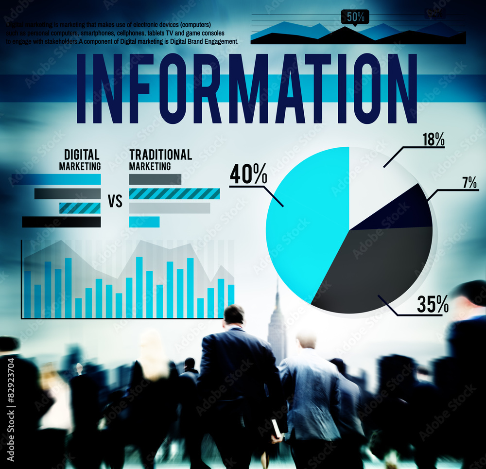 Information Data Facts FAQs Results Concept