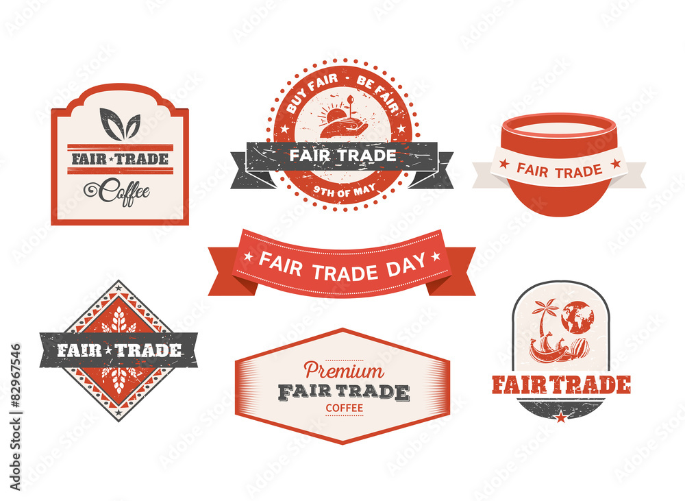 Fair Trade day vector