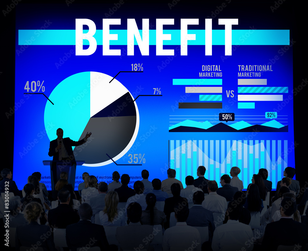 Benefit Profit Income Solution Strategy Marketing Concept