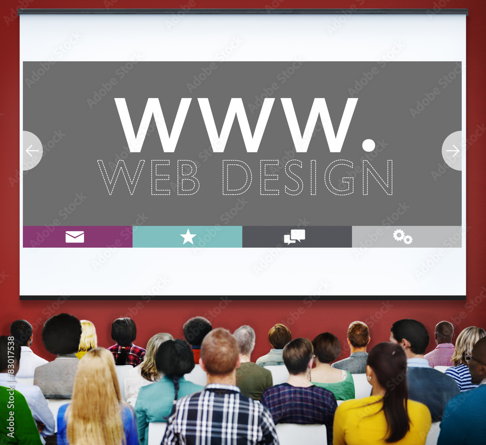 Web Design Web WWW Development Internet Media Creative Concept