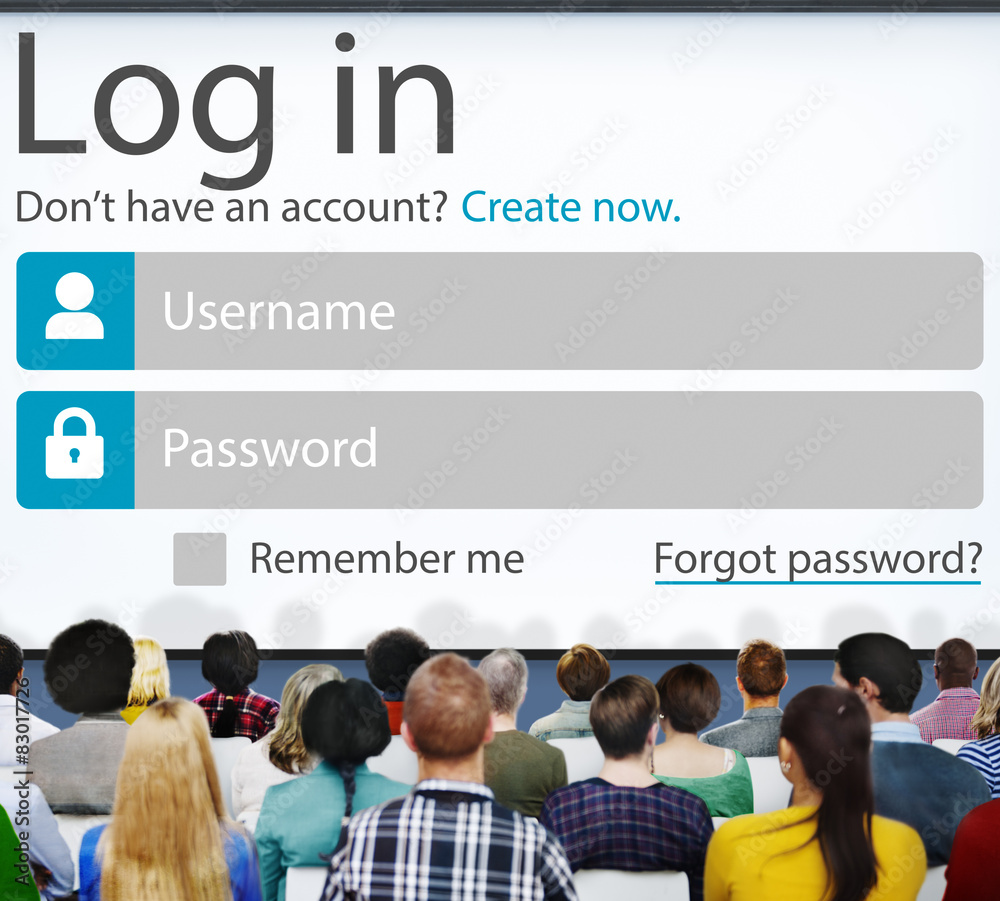 Log in Password Identity Internet Online Protection Concept