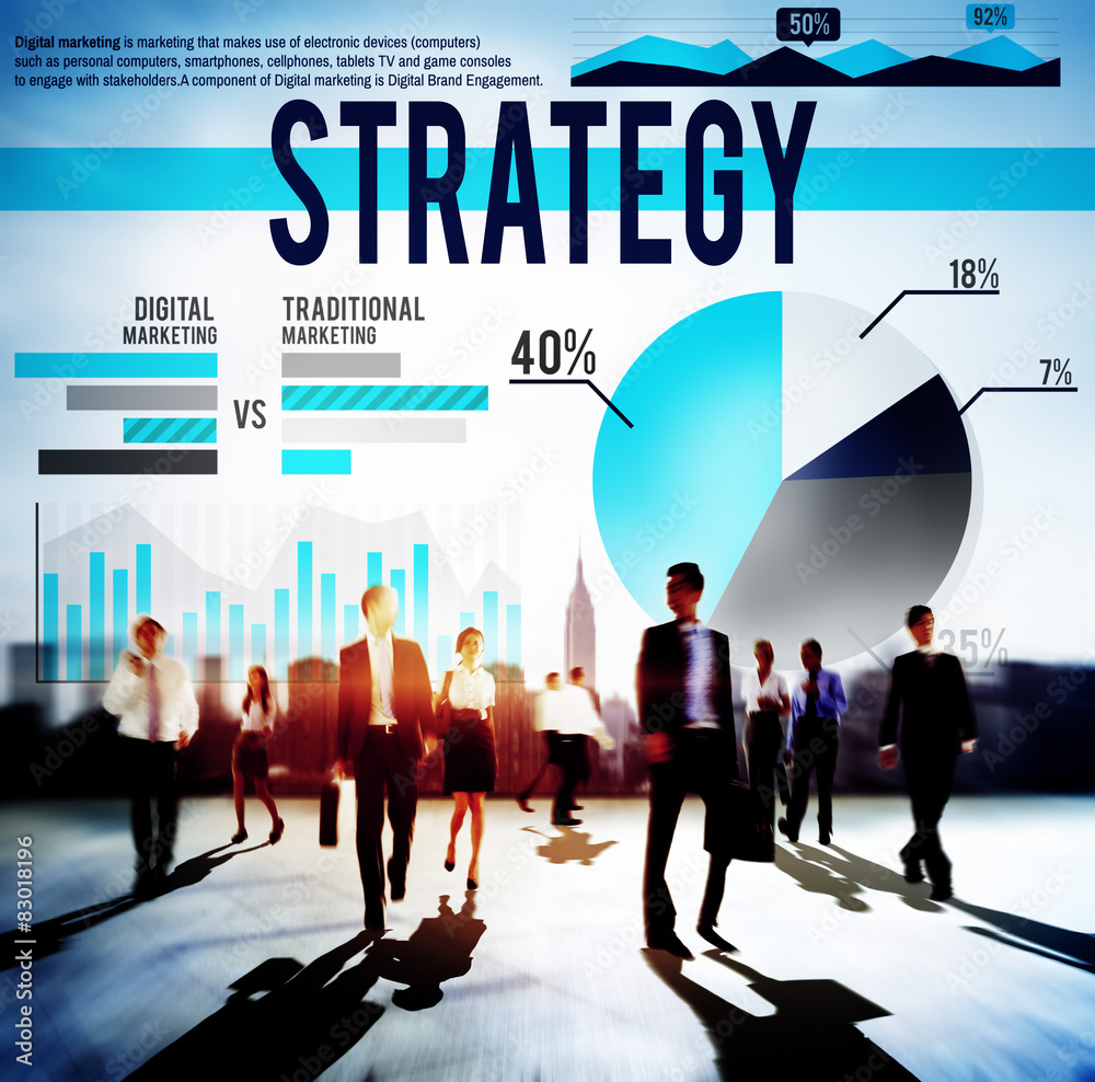 Strategy Business Vision Innovation Tactics Marketing Concept