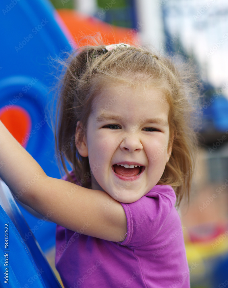  girl on the playground