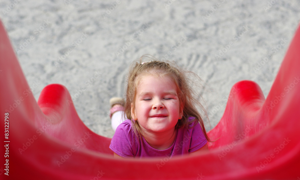  girl on the playground