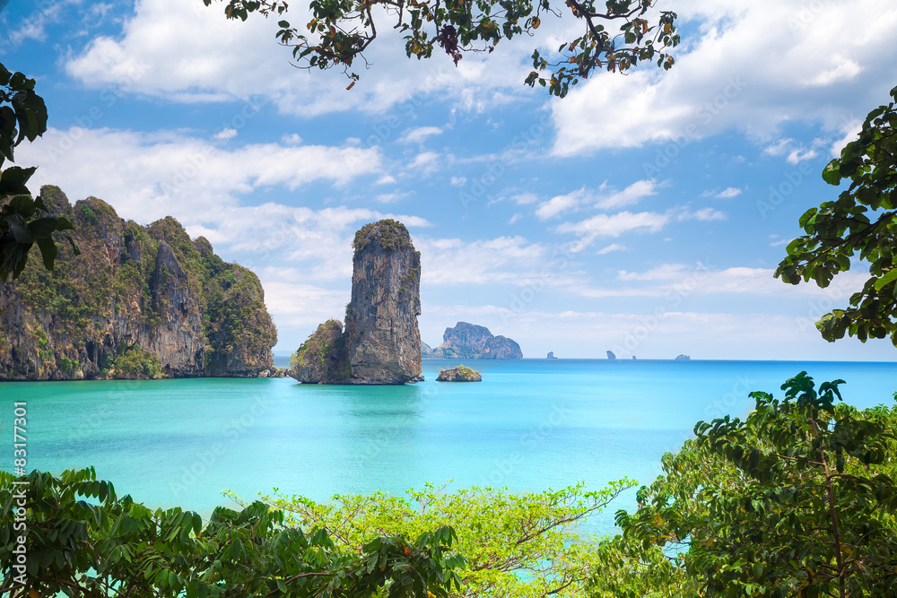 Railay beach in Krabi Thailand