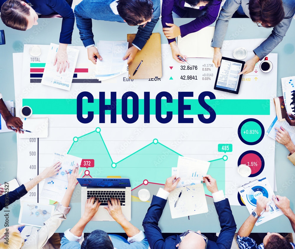 Choice Choices Decision Direction Marketing Concept