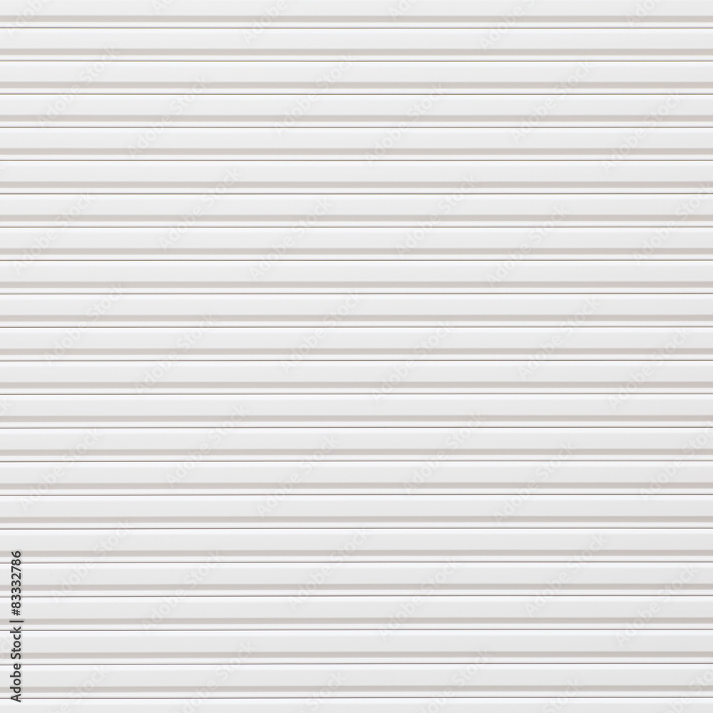 White corrugated metal background and texture surface..