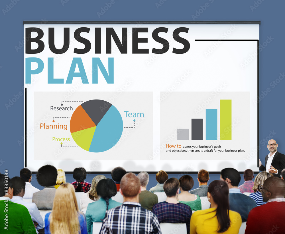 Business Plan Strategy Planning Information Statistics Concept