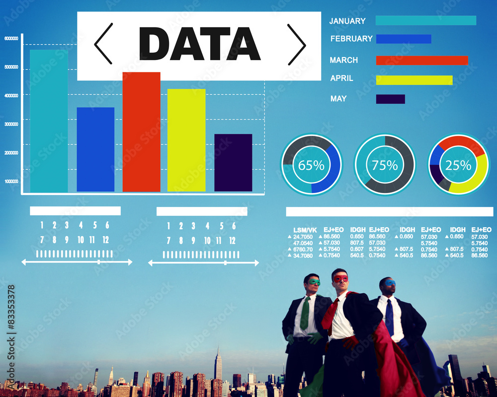 Data Analytics Chart Performance Pattern Statistics Information