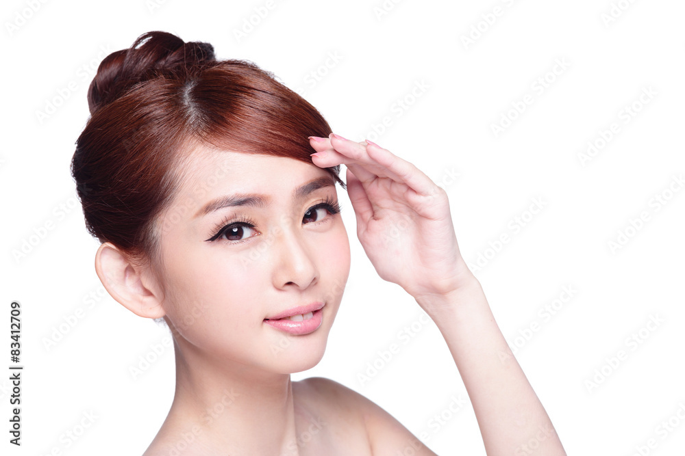 beautiful Skin care woman Face