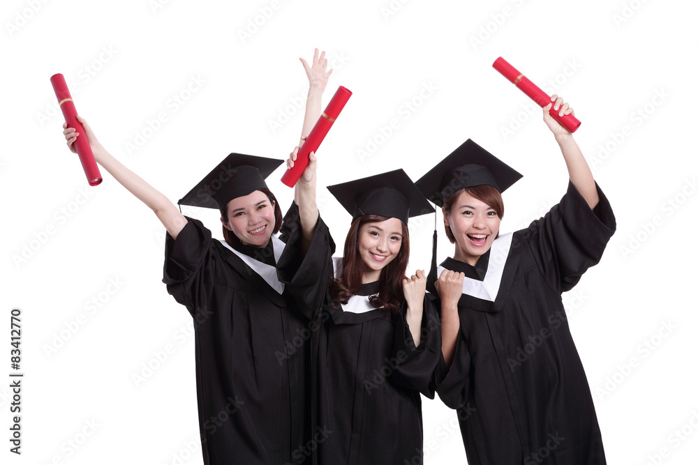 happy graduates students