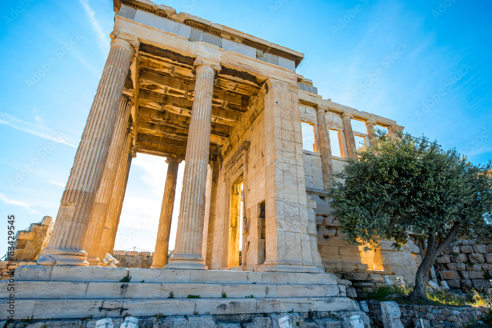 Erechtheum temple in Acropolis