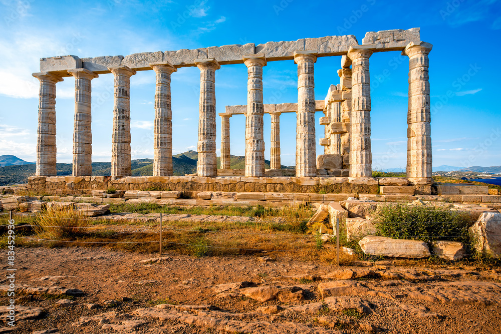 Poseidon temple in Greece