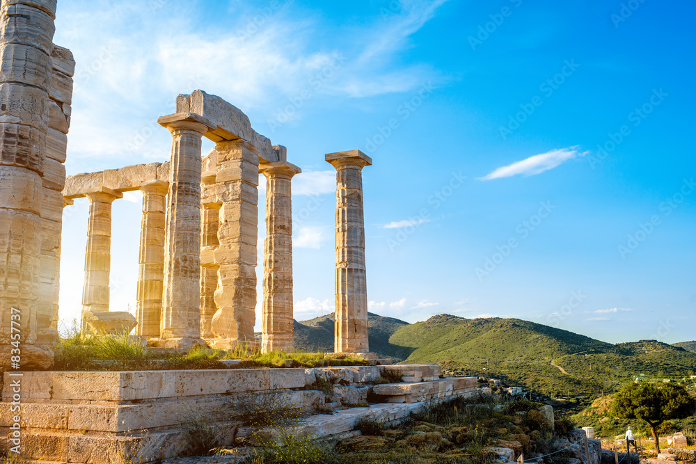 Poseidon temple in Greece