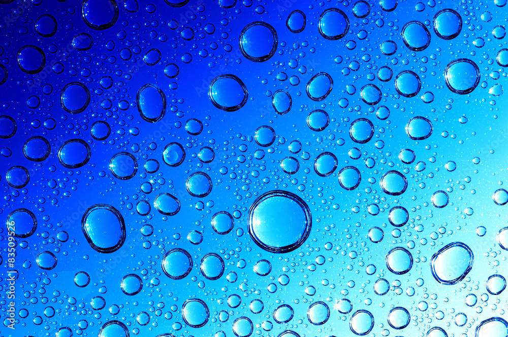  drops on glass