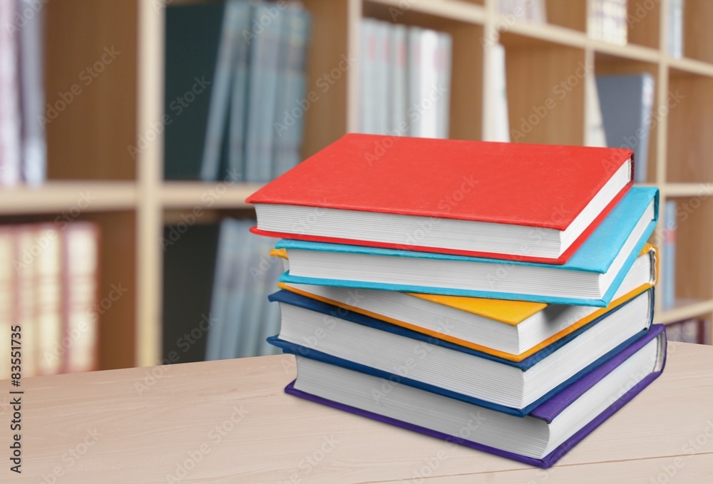 Book, stack, literature.