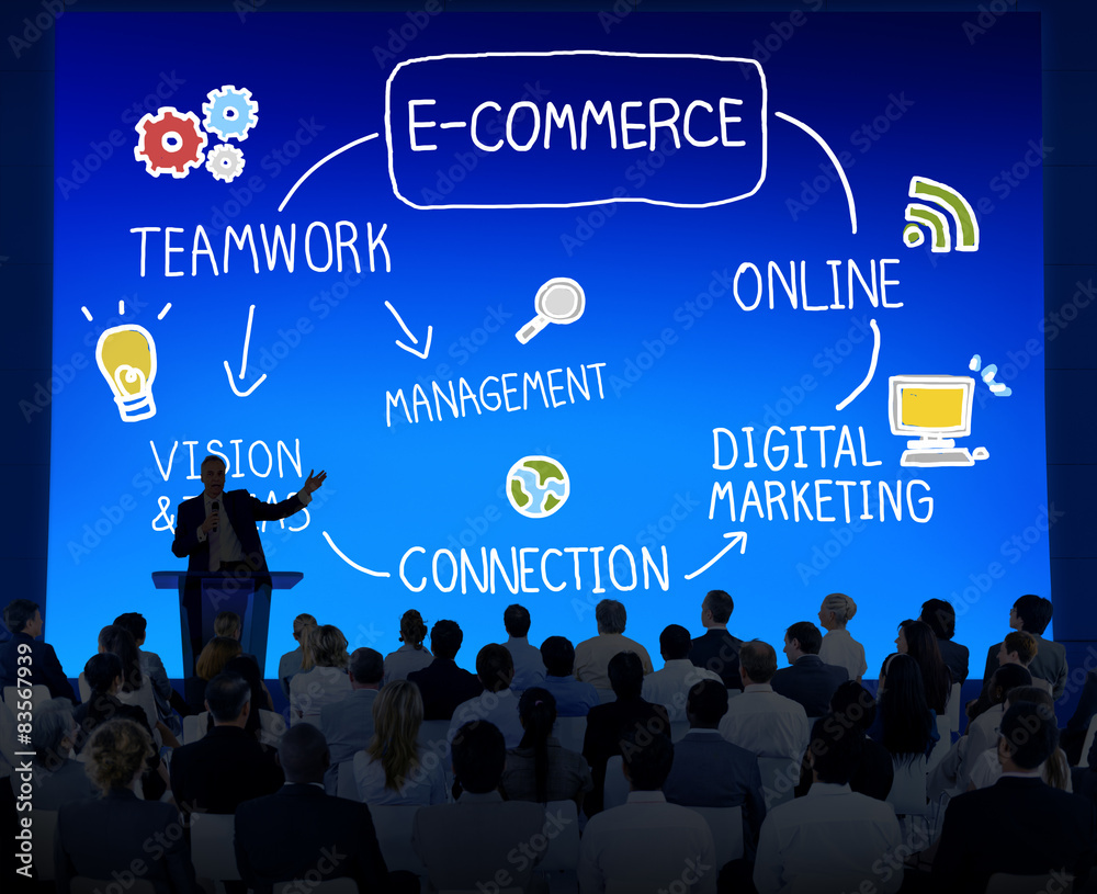 E-Business E-Commerce Global Business Marketing Concept