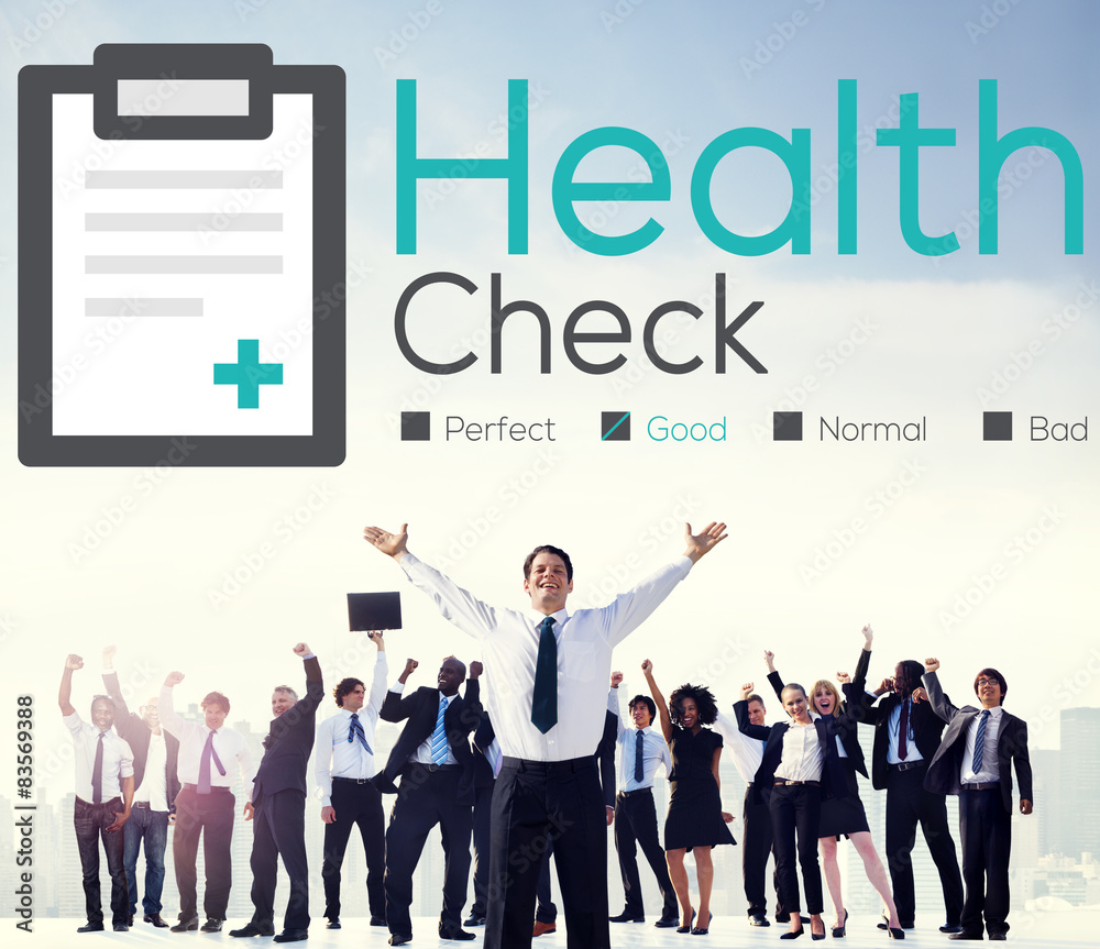 Health Check Insurance Check Up Check List Medical Concept