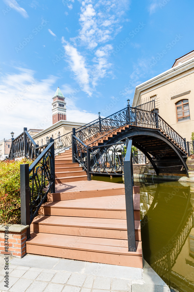 Hangzhou, China - on April 26, 2015: Hangzhou Shuicheng beautiful Building scenery，  Hangzhou Shuich