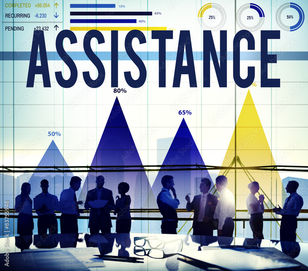 Assistance Support Organization Help Partnership Concept