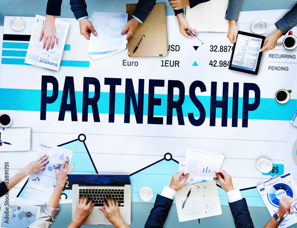 Partnership Team Corporate Collaboration Connection Concept