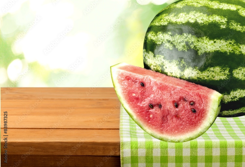 Watermelon, Fruit, Isolated.