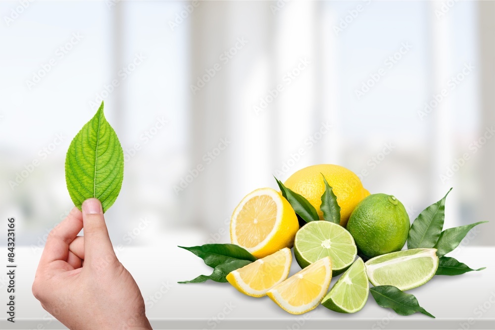 Lime, Lemon, Portion.