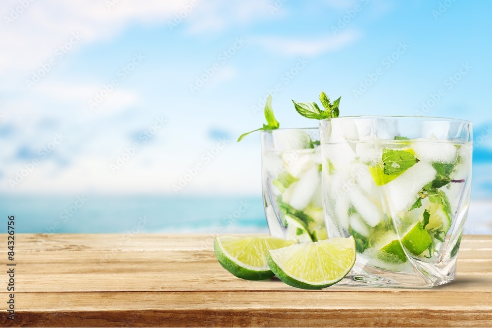 Mojito，饮料，冷的。